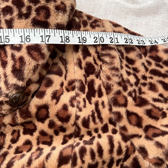 Dennis Basso Leopard Reversible Faux Fur Jacket Size Small NWOT - Picture 10 of 11